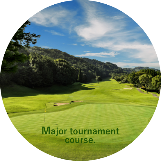 Major tournament course.